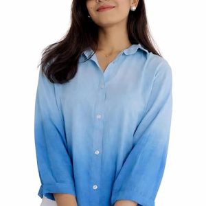 Women's Korean Style 3/4 Sleeve Oversized Button Down|| Workwear Top Shirt for Office & Casual Wear Women || Shirt for Woman || Top for Women