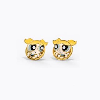 Happy Bubbles Kids' Gold Earrings