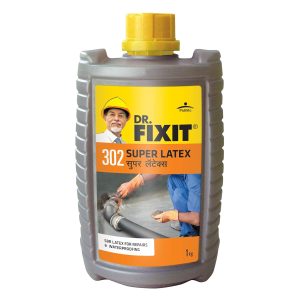 Waterproofing & Repairs for Roofs, Terraces,Bathrooms, Toilets - 4 to 20  liters (Grey) (1Pc), Bonds strongly to concrete, masonry, stone work, plasters Visit the Dr. Fixit Store