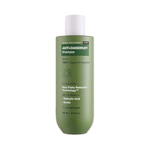 Bare Anatomy Anti-Dandruff Shampoo | Up To 100% Dandruff Reduction | ZPTO-Free | pH 5.3 | Salicylic Acid, Piroctone Olamine, Biotin & Menthol | Non-Drying Formula | Suitable for Men & Women | 250 ml