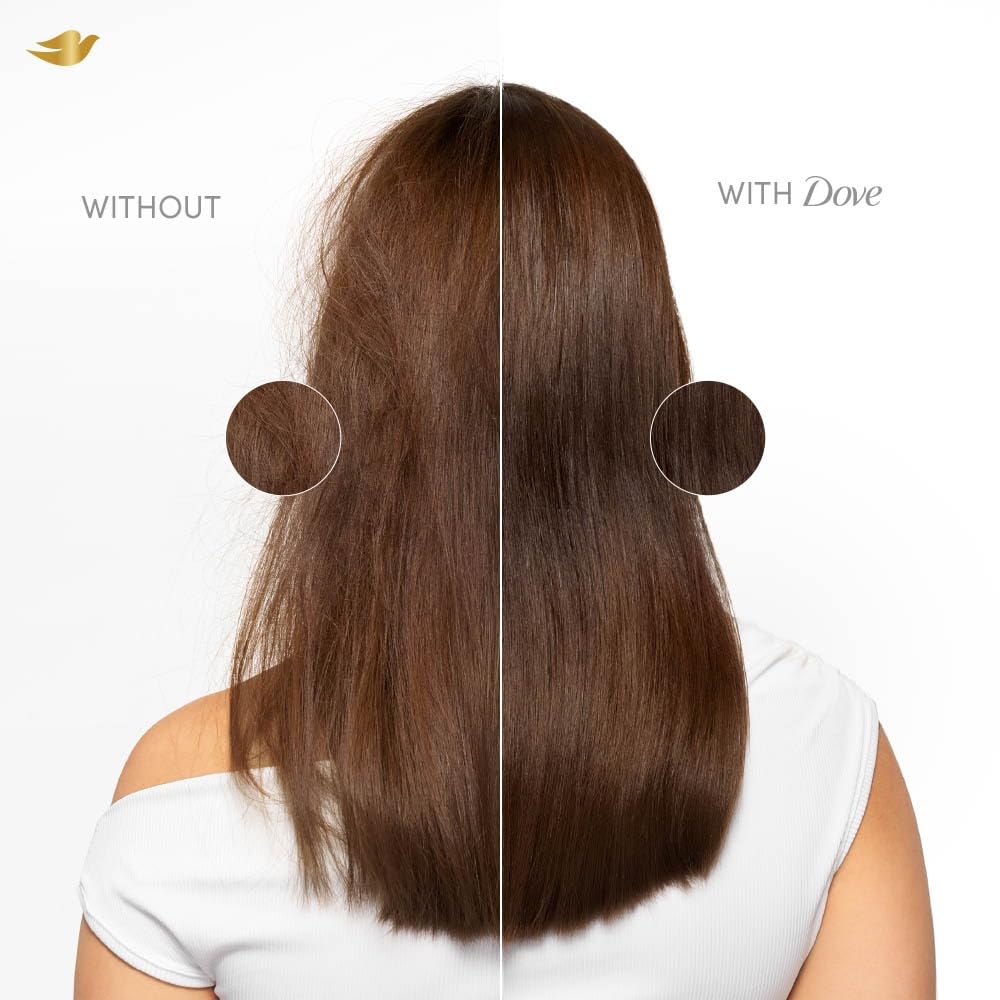 Dove Peptide Bond Strength Shampoo for Dry & Damaged Hair - 340 ml to 1000ml | Enriched with PROTEIN PEPTIDES | Reconstructs broken Bonds for 20X Stronger Hair - Image 4