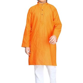 BABA AND BABY Boy's Cotton Kurta Pyjama Set
