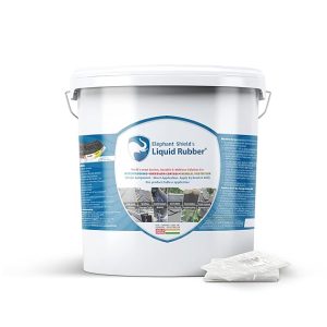 Elephant Shield Liquid Rubber For Long Lasting Ready To Use Waterproofing For Sheet Joints & Bolt Holes,GutterJoints,Roof & Wall Crack,SolarPanel,Cut Out,Damp Wall Qty- 1Ltr(Free- RF Fabric),Pack of 1